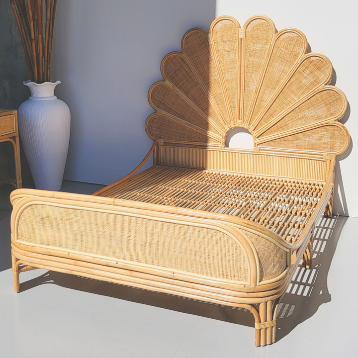 Naomi Rattan Bed (2 Sizes)