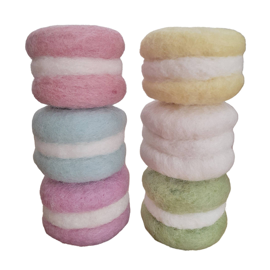 Felt Rainbow Macarons (PRE ORDER)