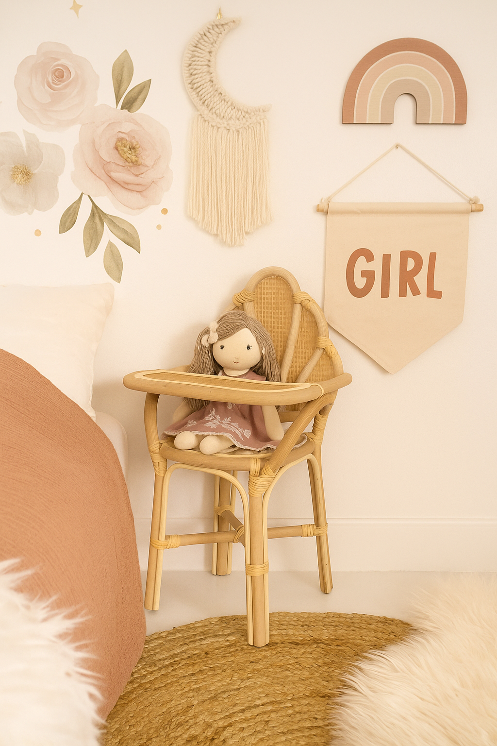 Isla Seashell Doll High Chair