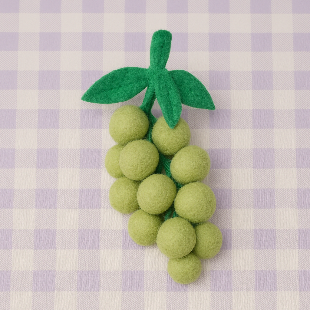 Felt Green Grapes (PRE ORDER)
