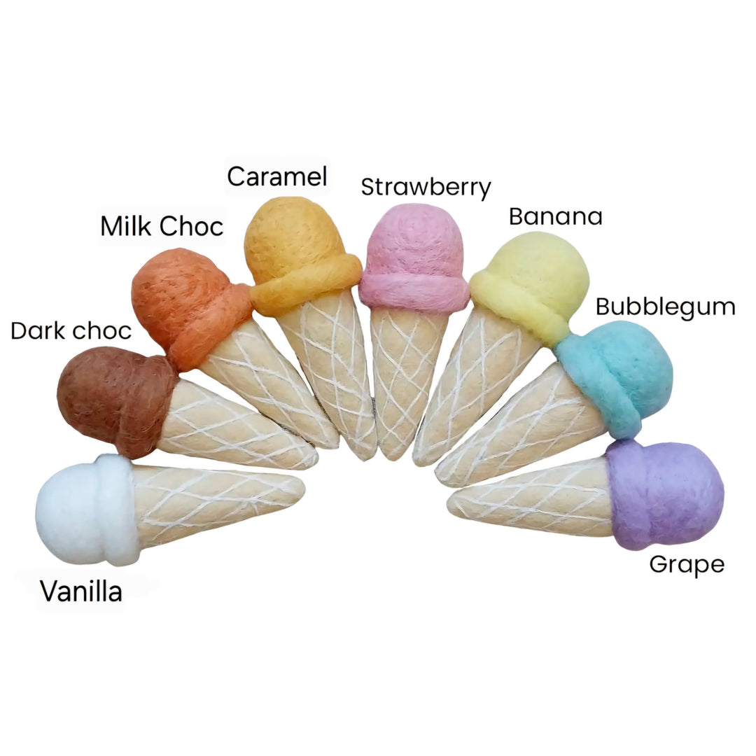 Felt Ice cream Cone