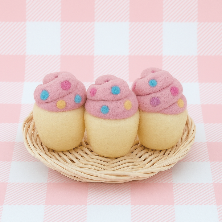 Felt Sprinkle Cupcake (PRE ORDER)