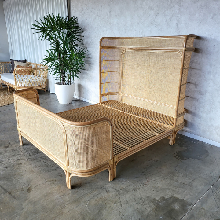 Coastal Rattan Bed Queen (PRE ORDER)