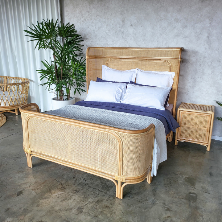 Coastal Rattan Bed Queen (PRE ORDER)