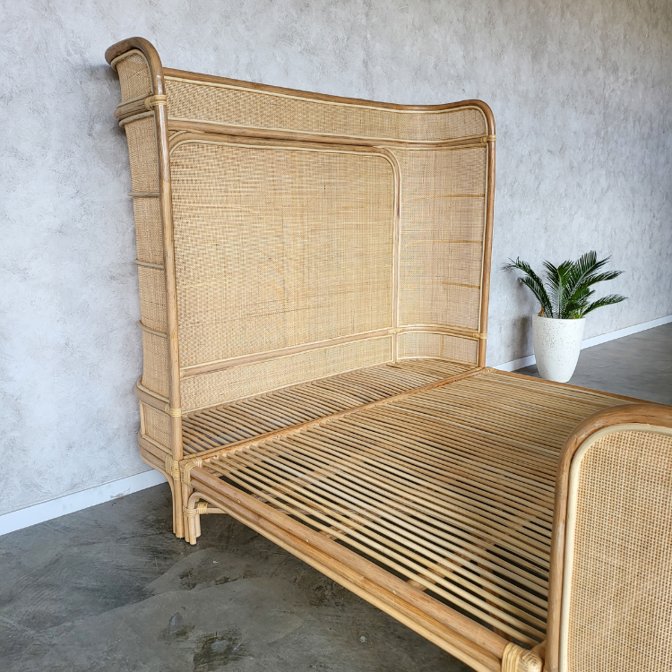 Coastal Rattan Bed Queen (PRE ORDER)