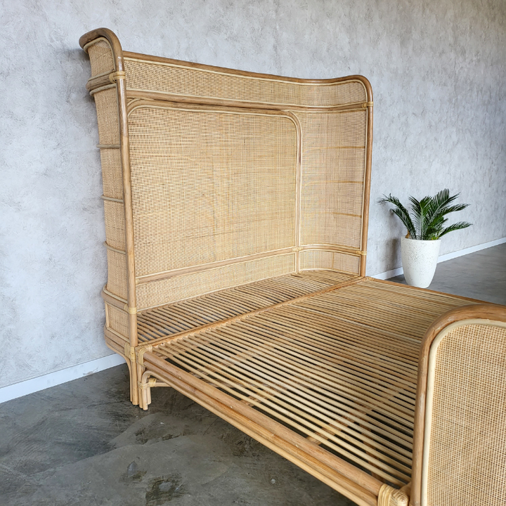 Coastal Rattan Bed Queen (PRE ORDER)