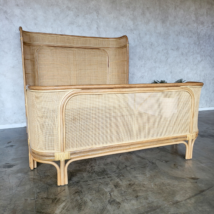 Coastal Rattan Bed Queen (PRE ORDER)