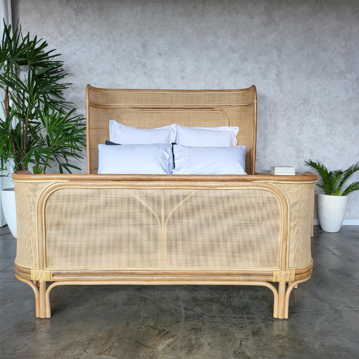 Coastal Rattan Bed Queen (PRE ORDER)