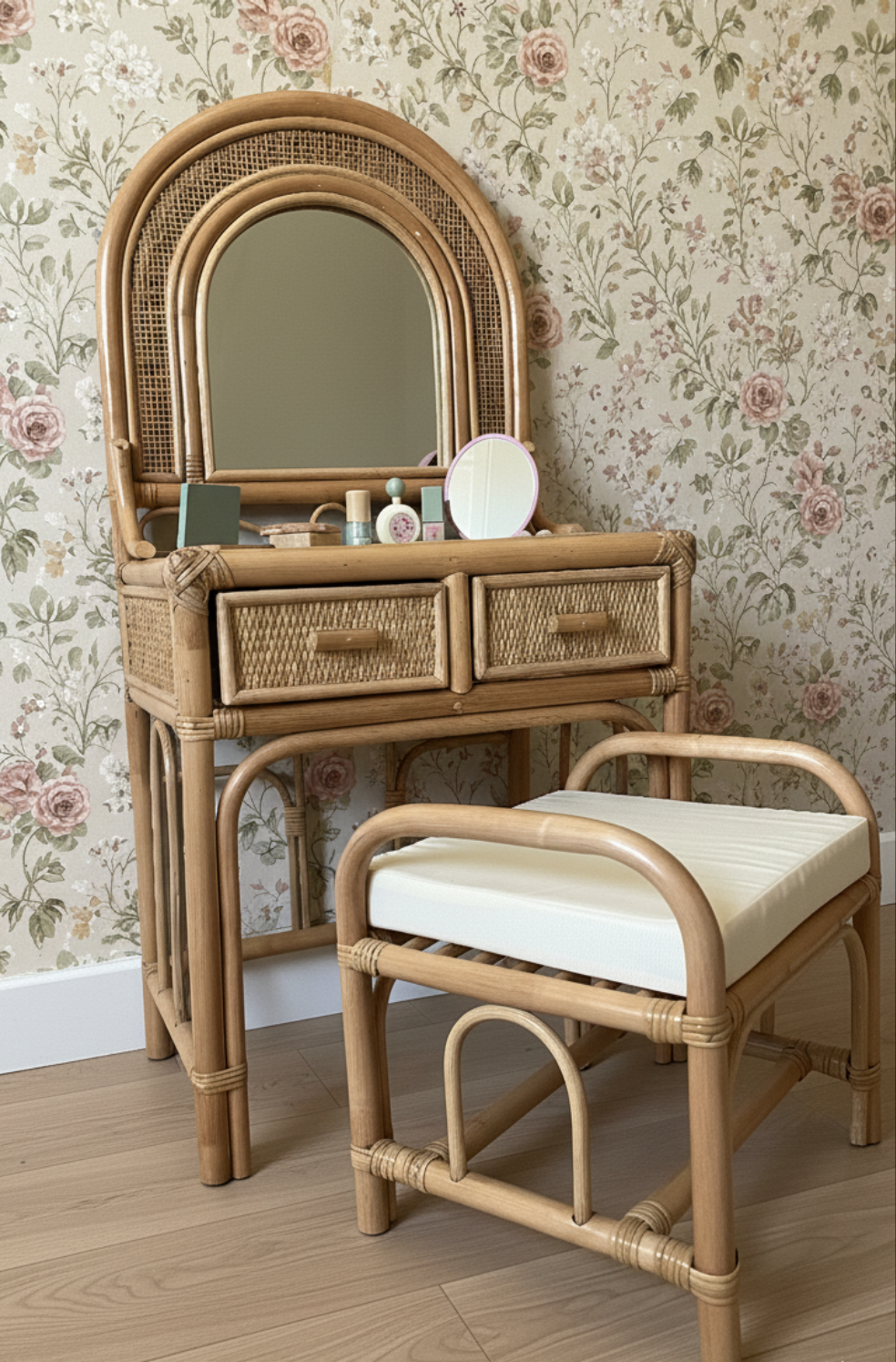Luna Dressing Table – Beach and Wood
