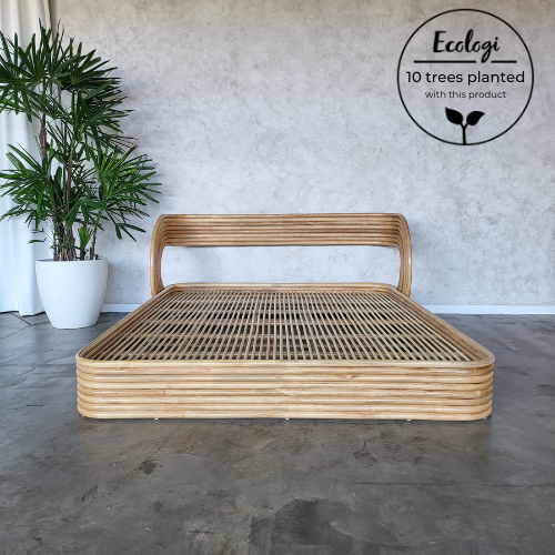 Adele Rattan Bed King (Pre Order Feb)