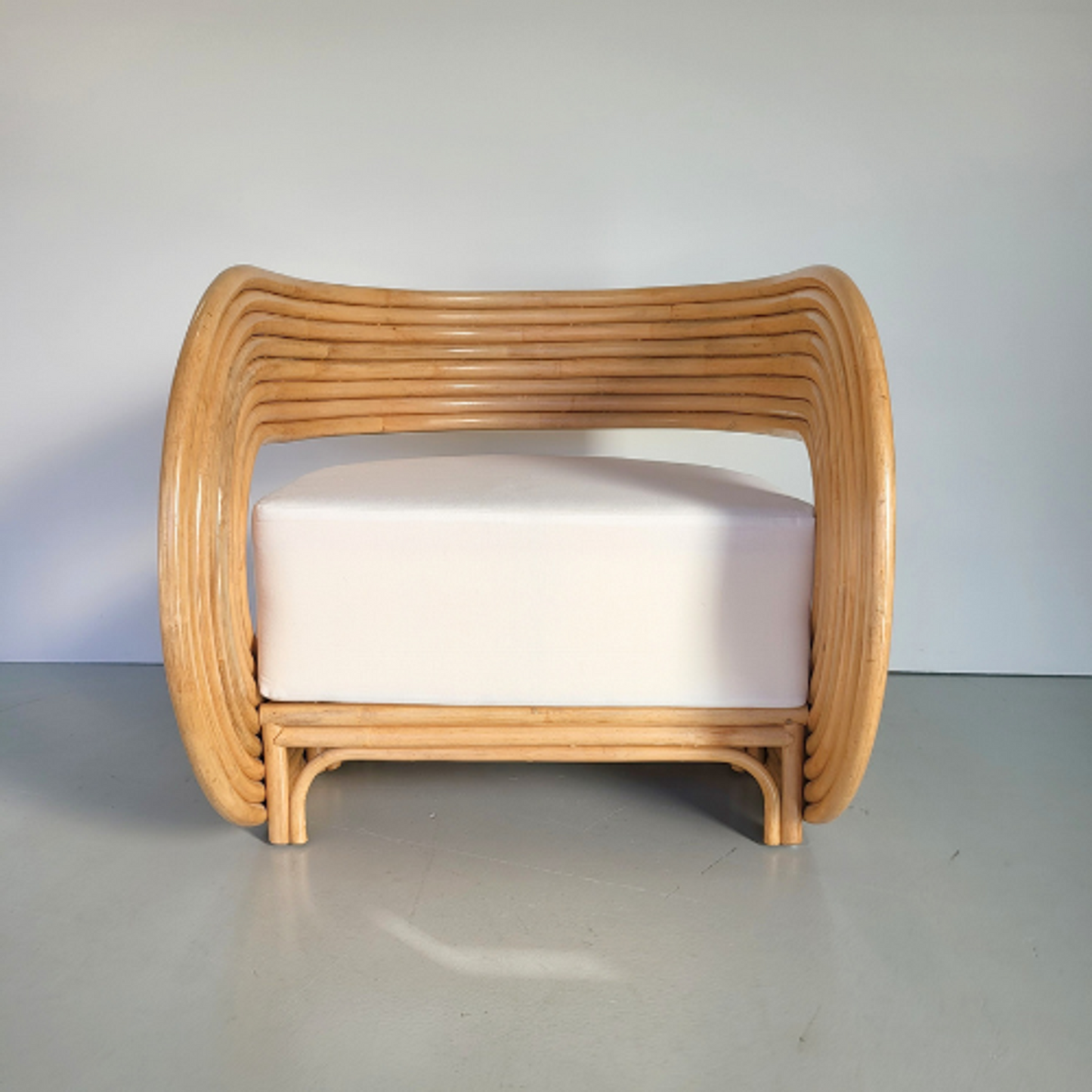 Adele Rattan Sofa Side Chair (PRE ORDER)