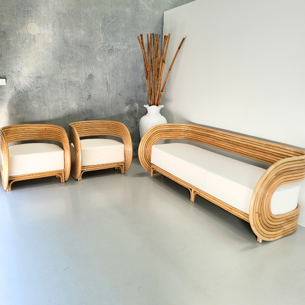Adele Rattan Sofa (PRE ORDER)
