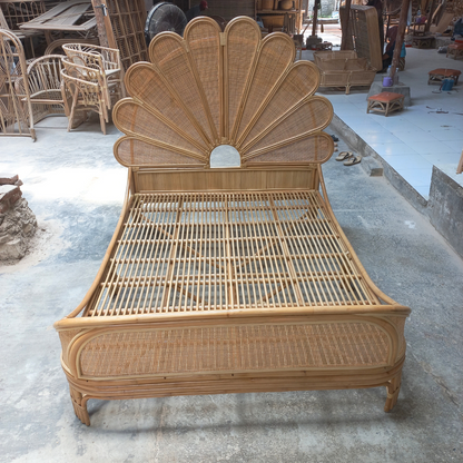 Naomi Rattan Bed (3 Sizes) (PRE ORDER)