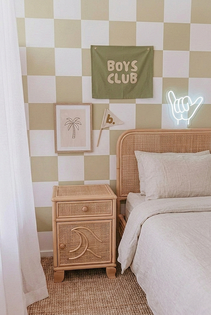 Surfs Up Rattan Bedside Table (PRE ORDER)