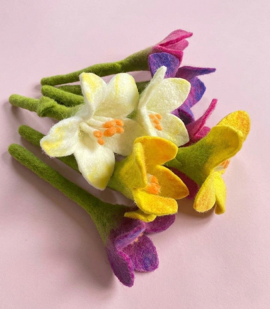 Felt Flowers (4 Flowers Mixed)