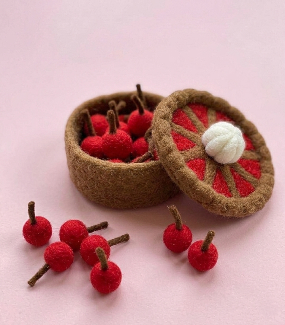 Felt Cherry Pie