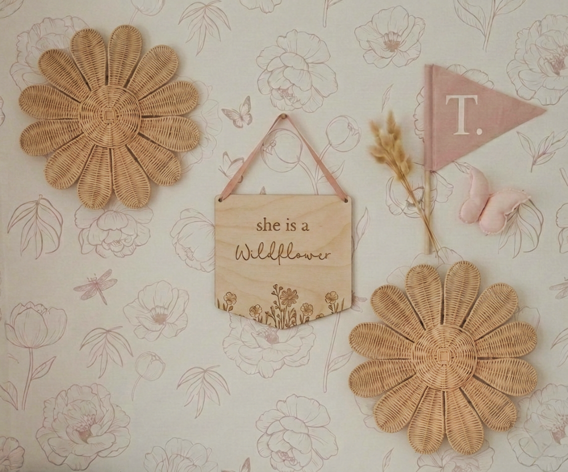 Posie Bloom Wall Flower (Set of 2) (PRE ORDER)