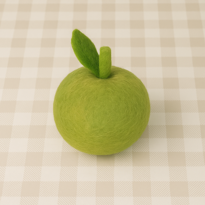 Felt Green Apple