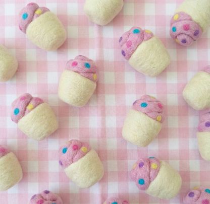 Felt Sprinkle Cupcake