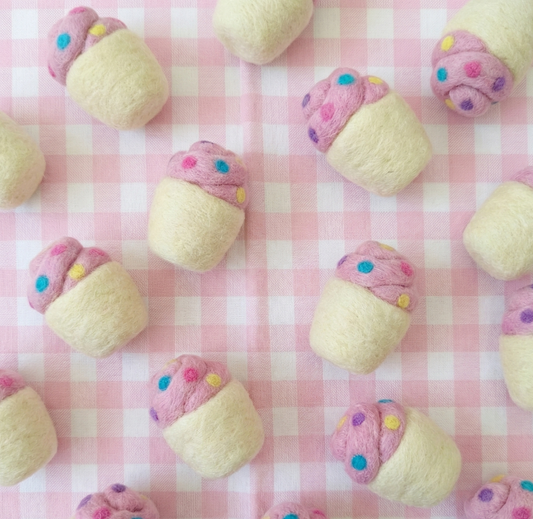 Felt Sprinkle Cupcake