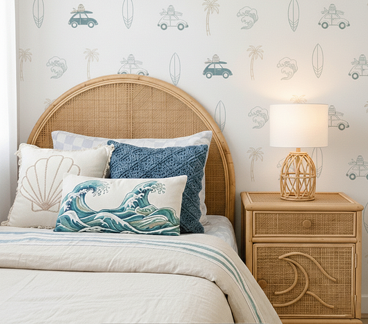 Surfs Up Rattan Bedside Table (PRE ORDER)