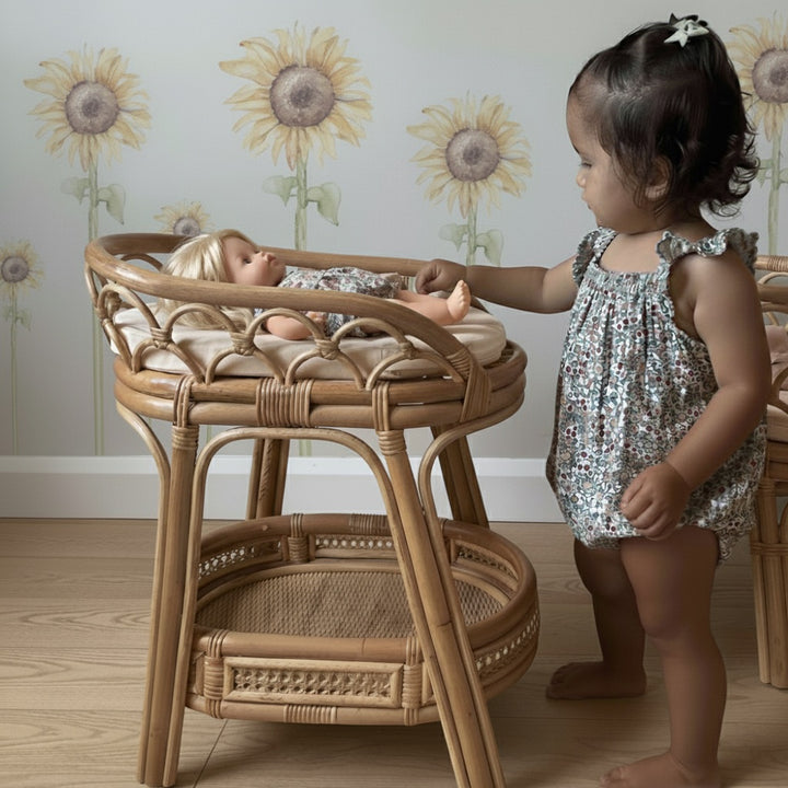 Rattan Doll Change Table