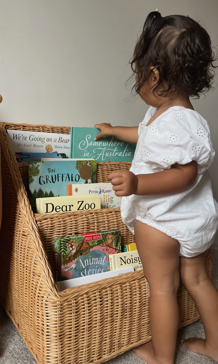 Rattan Book Stand