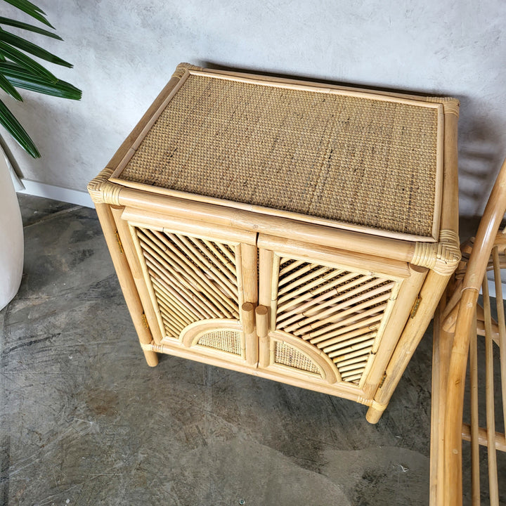 Cicily Rattan Bedside Table (Pre Order Nov)