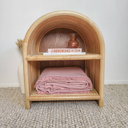Adele Rattan Bedside Table (PRE ORDER)