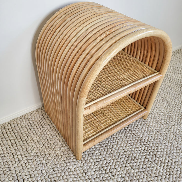 Adele Rattan Bedside Table (Ships out 25 Nov)