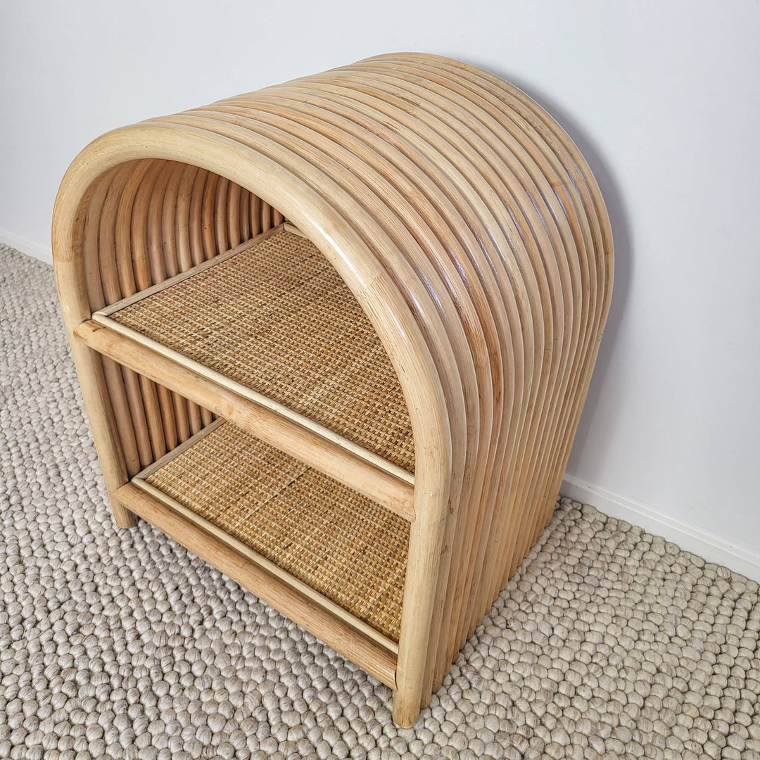 Adele Rattan Bedside Table (Ships out 25 Nov)