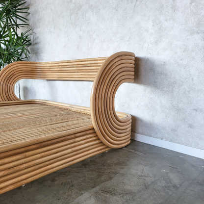 Adele Rattan Bed (4 Sizes) (PRE ORDER)