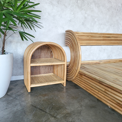 Adele Rattan Bedside Table (PRE ORDER)