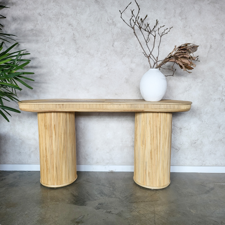 Bali Luxe Rattan Console Table