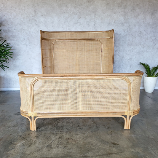 Coastal Rattan Bed Queen (PRE ORDER)