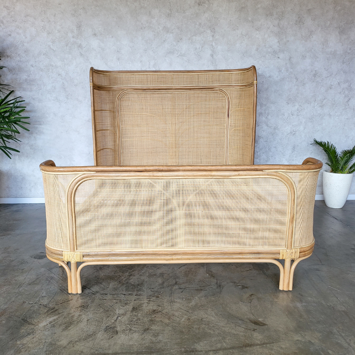 Coastal Rattan Bed Queen (Pre Order Aug)