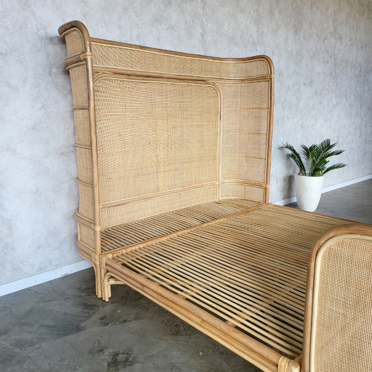 Coastal Rattan Bed Queen (Pre Order Aug)